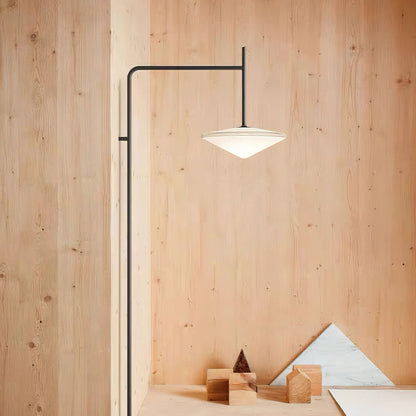 Verstelbare Wandlamp met Zwenkarm | Mondgeblazen Glazen Kap | Stekkermodel