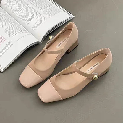 Vrouwen Hoge Hakken Vierkant Neus Elegant Schoenen