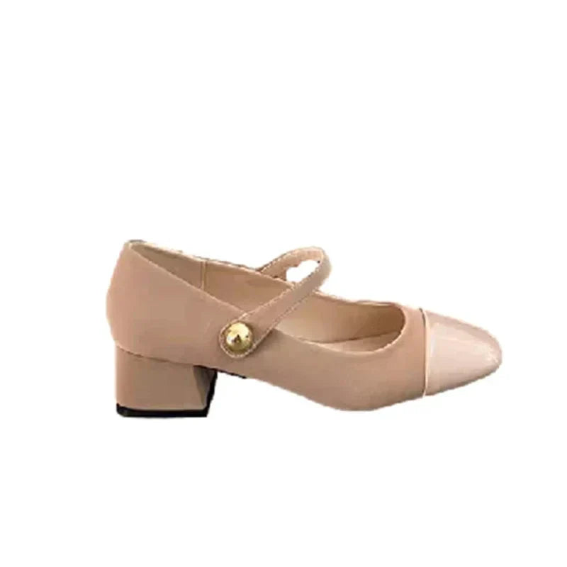 Vrouwen Hoge Hakken Vierkant Neus Elegant Schoenen