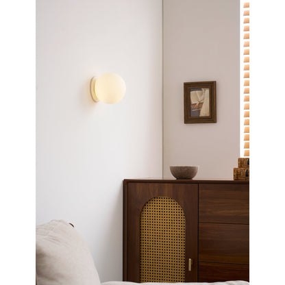 Glazen Wandlamp met Gouden of Zilveren Fitting – Modern Design voor Slaapkamer en Woonkamer