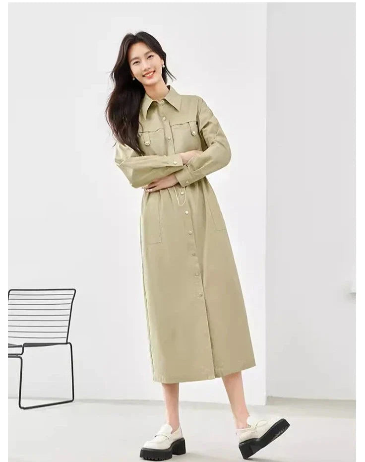 Vrouwen Cargo Jurk Katoen Zomer Comfortabel