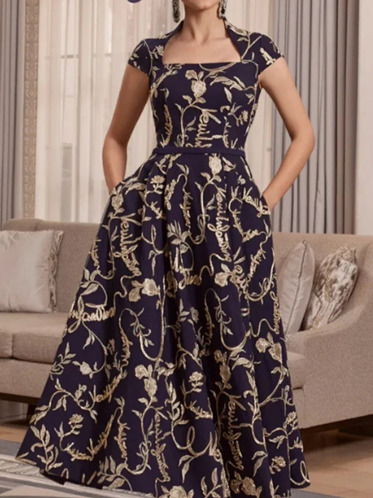 Vintage Bloemenjurk voor Dames Elegant en Stralend