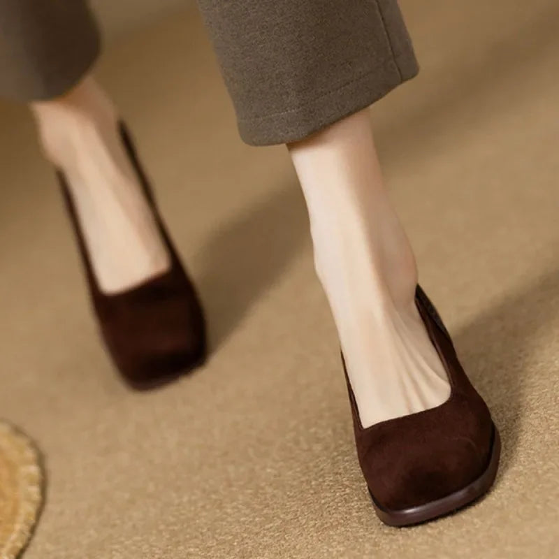 Zomer Flats Stijlvolle Leren Schoenen voor Vrouwen