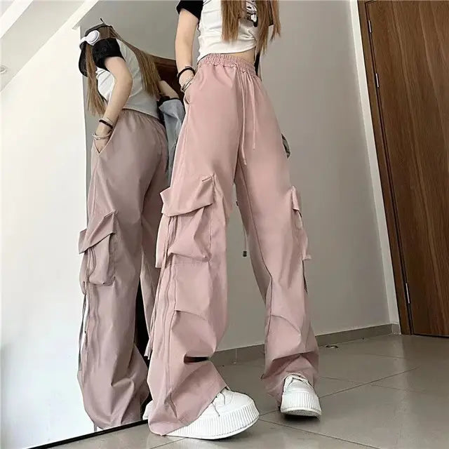 Vrouwen Broek Cargo Stijl Vintage Look