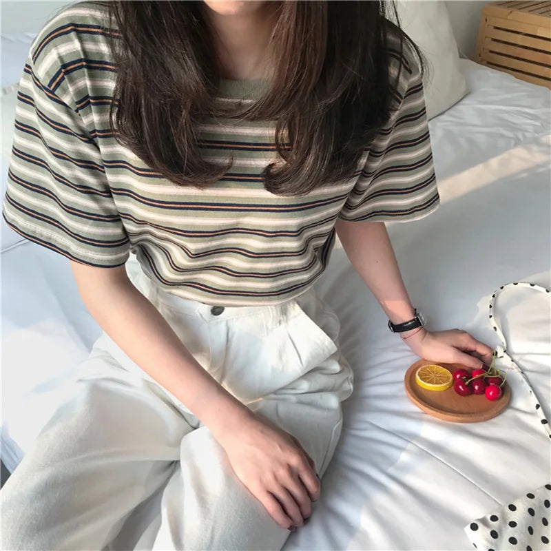 Koreaanse Stijl T-shirt voor Heren en Dames