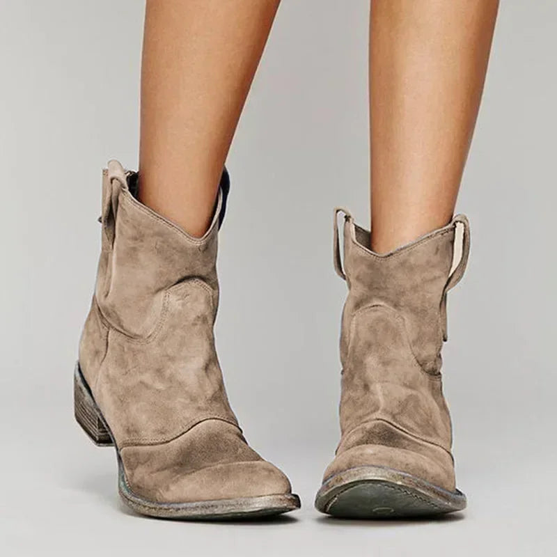 Cowboy Laarzen Vintage Stijl Leer - StudioMarella