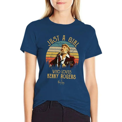Kenny Rogers Fan T-Shirt voor Mannen en Vrouwen - StudioMarella