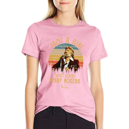 Kenny Rogers Fan T-Shirt voor Mannen en Vrouwen
