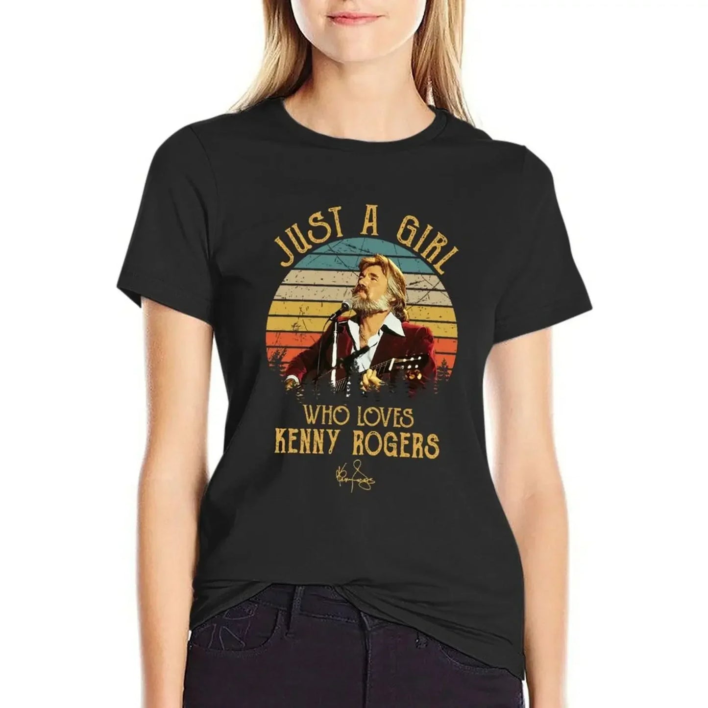 Kenny Rogers Fan T-Shirt voor Mannen en Vrouwen