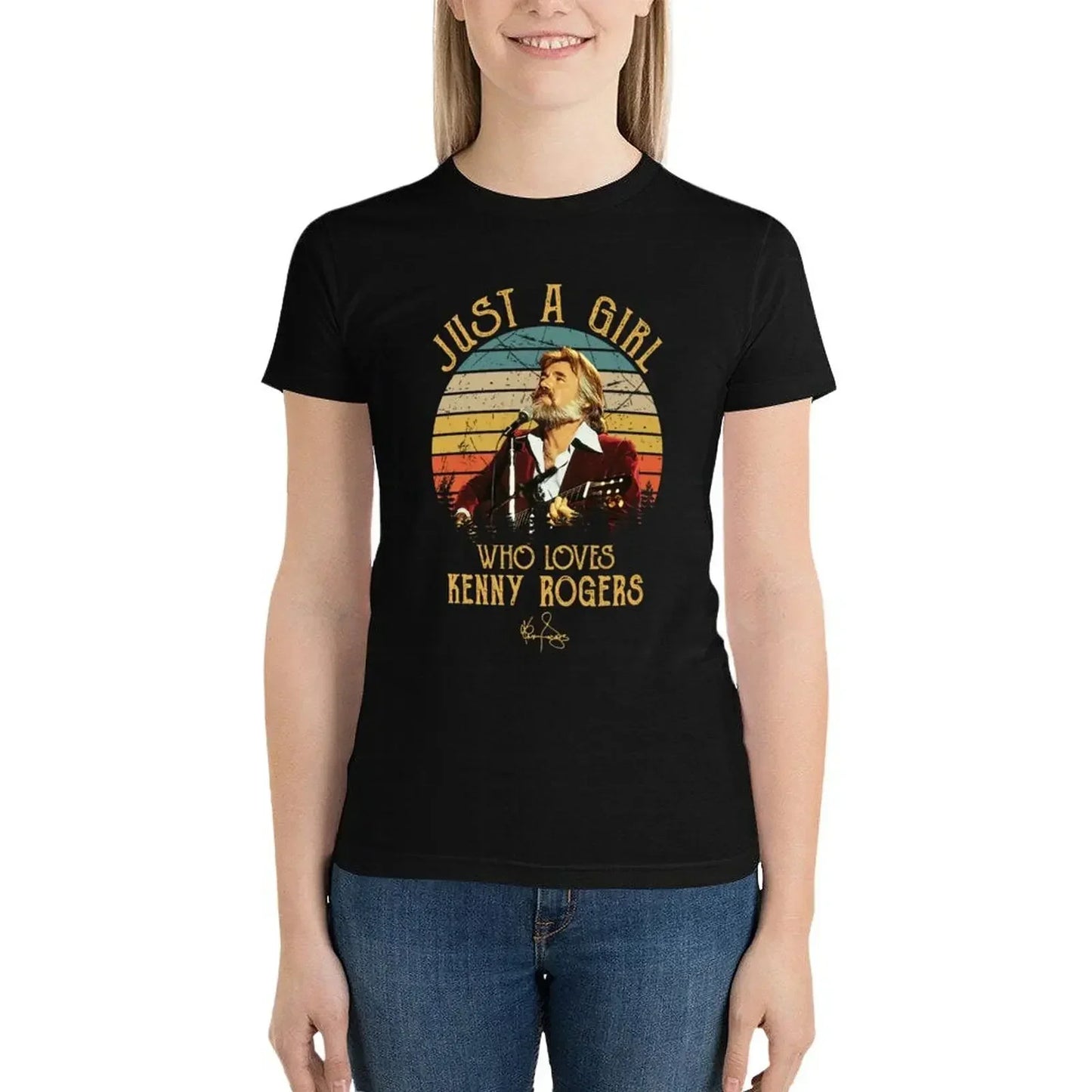 Kenny Rogers Fan T-Shirt voor Mannen en Vrouwen