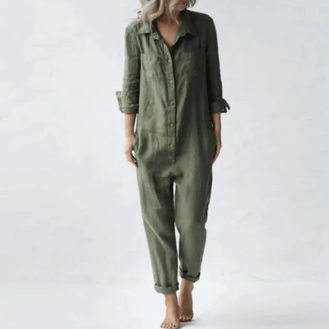 Retro Jumpsuit voor Vrouwen Vintage Stijl - StudioMarella