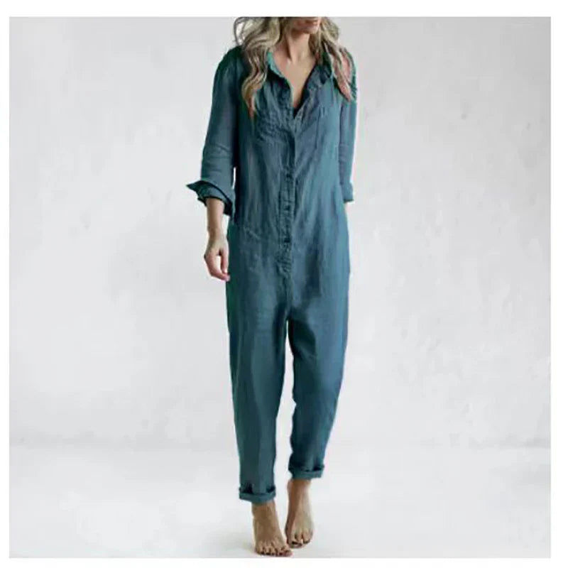 Retro Jumpsuit voor Vrouwen Vintage Stijl