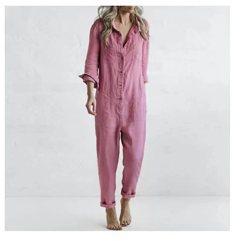 Retro Jumpsuit voor Vrouwen Vintage Stijl