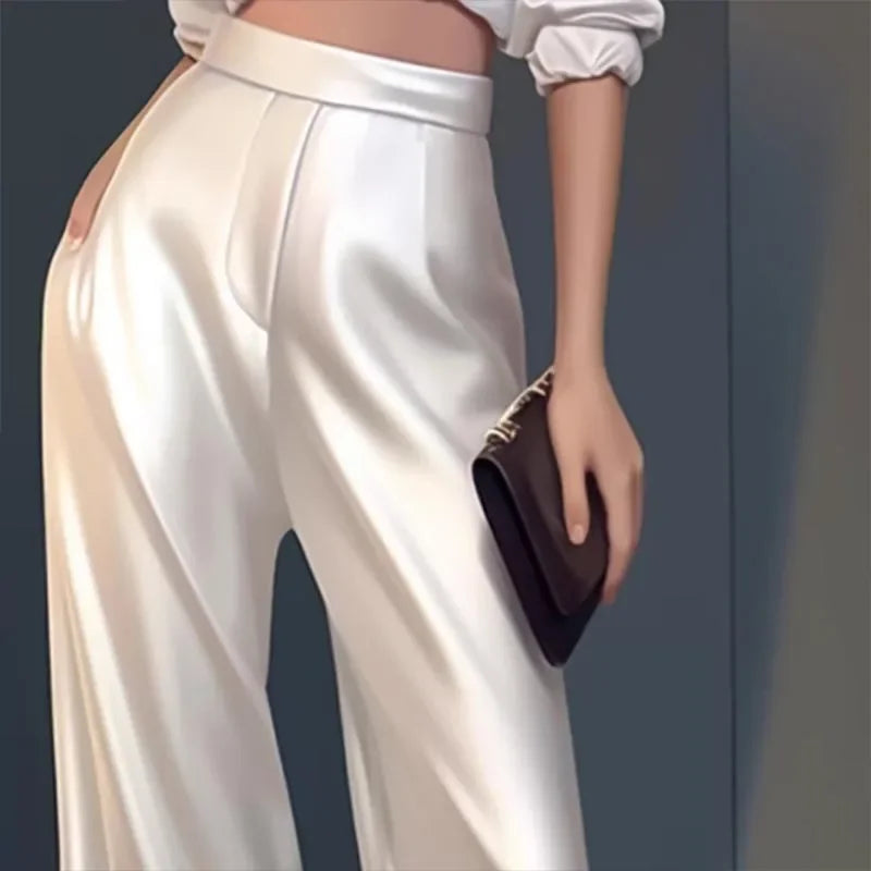 Witte Broek Bohemian Stijl Lange Mouw - StudioMarella