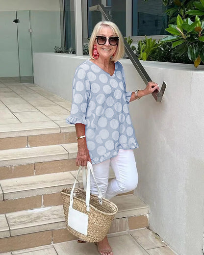 Vintage Print Top Dulce | Dames Top 6
