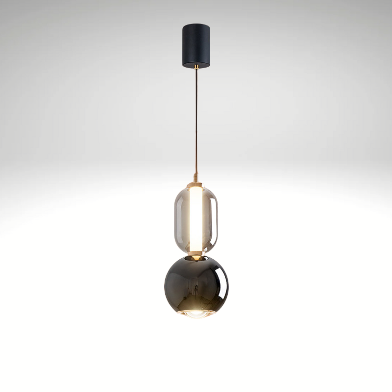 Virel Iron | Glasten Pendel Lamp | Modern en Functioneel