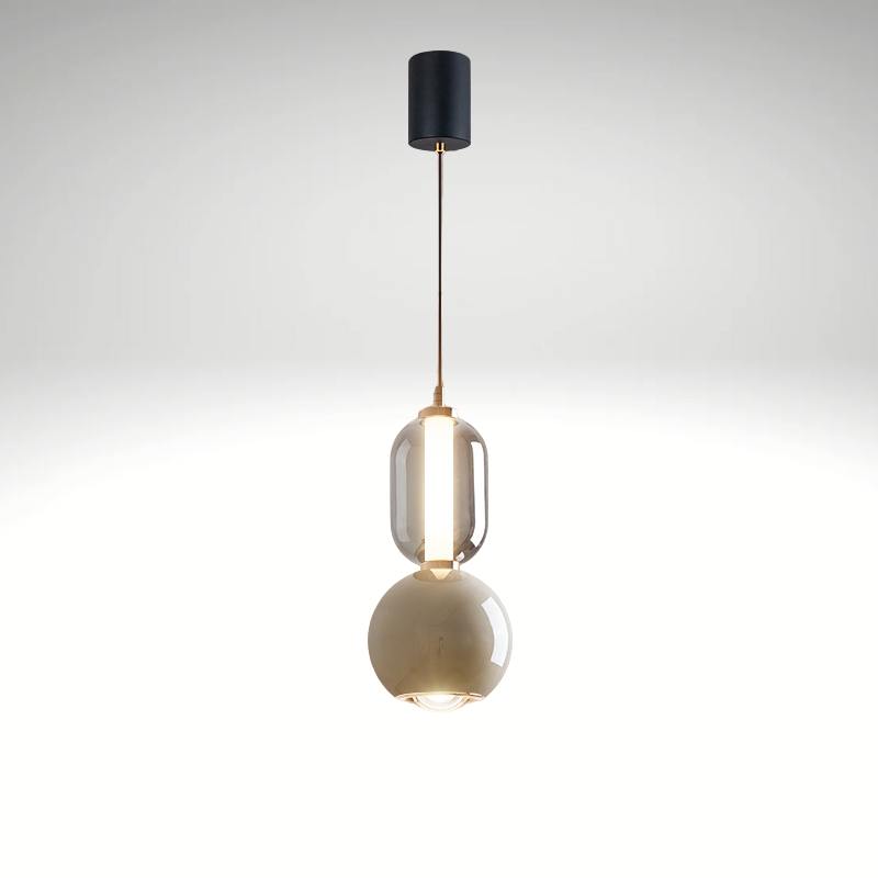 Virel Iron | Glasten Pendel Lamp | Modern en Functioneel
