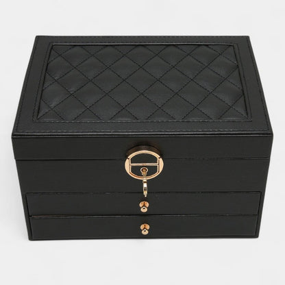 Virelle Sieradendoos Leer Zwart Roze Wit Groen - Luxe Organizer Juwelen Ketting Oorbellen Ring Opbergen Sieraden Box Kaptafel