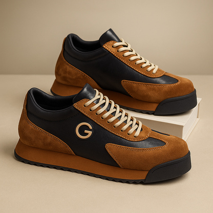 Leren Herenschoenen Elegante Stijl Zwarte Schoenen - StudioMarella