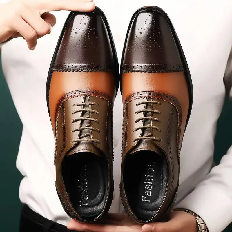 Luxe Oxford Schoenen voor Mannen Modern Design Leer - StudioMarella