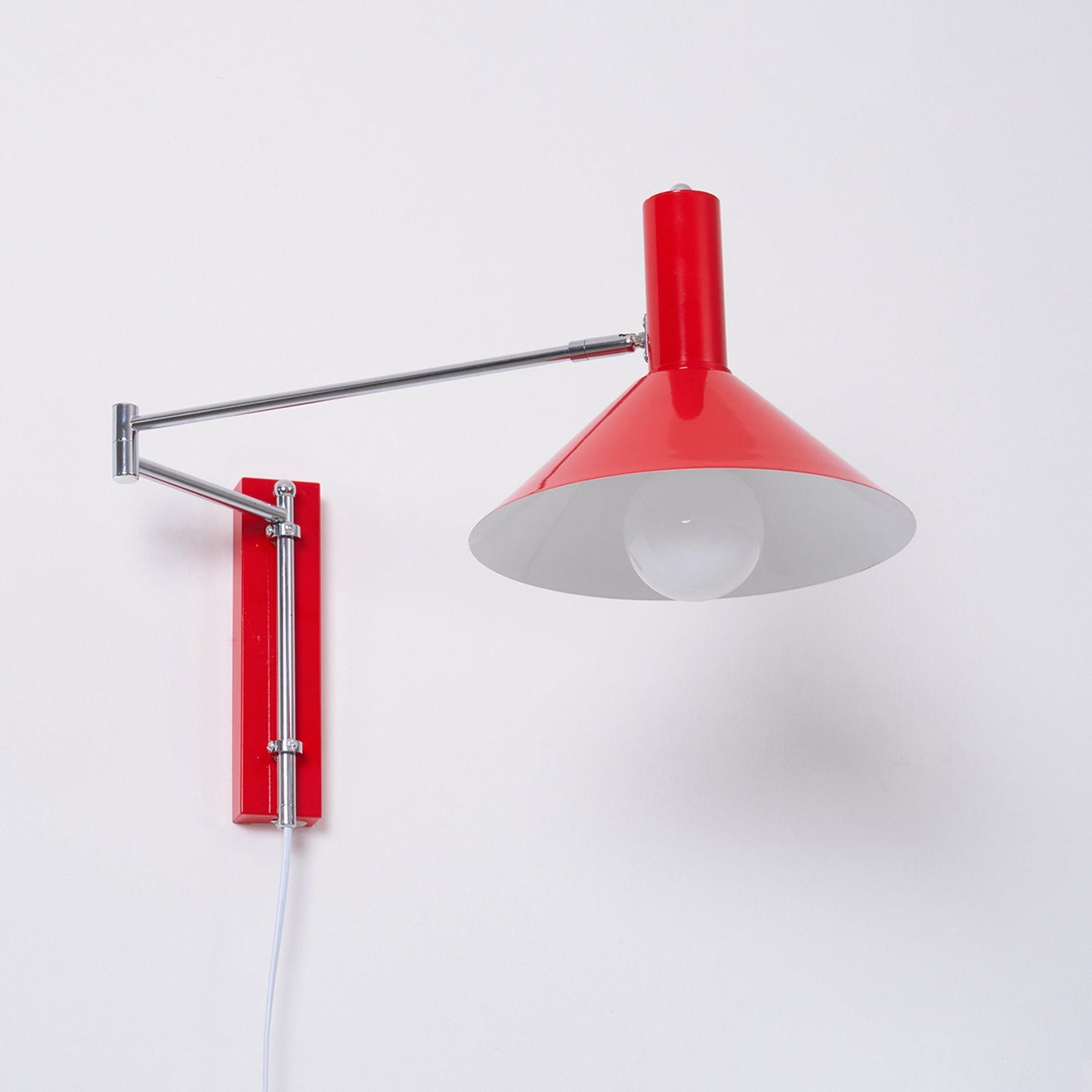 Verstelbare Metalen Wandlamp met Gelede Arm Industriële Stijl Muurverlichting Moderne Leeslamp