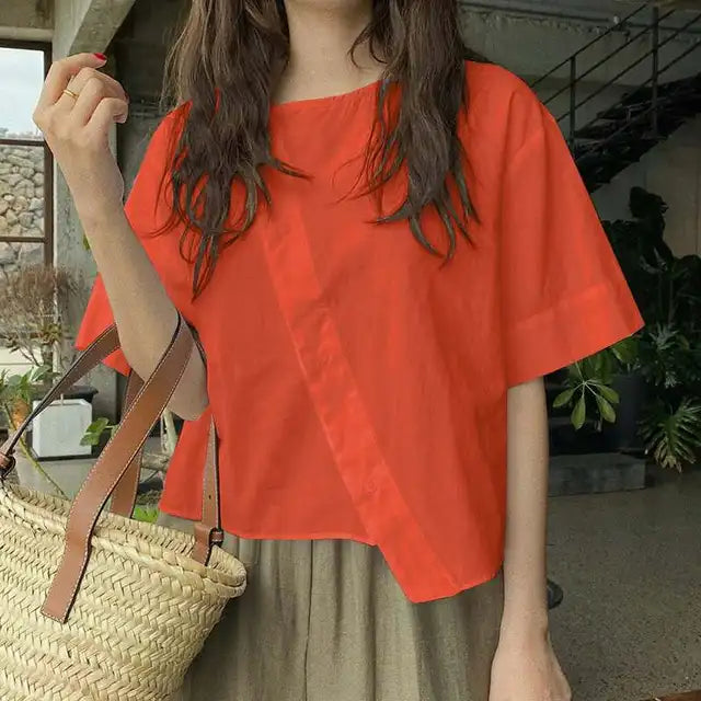 Vrouwelijke Zomer Blouses Mode - StudioMarella