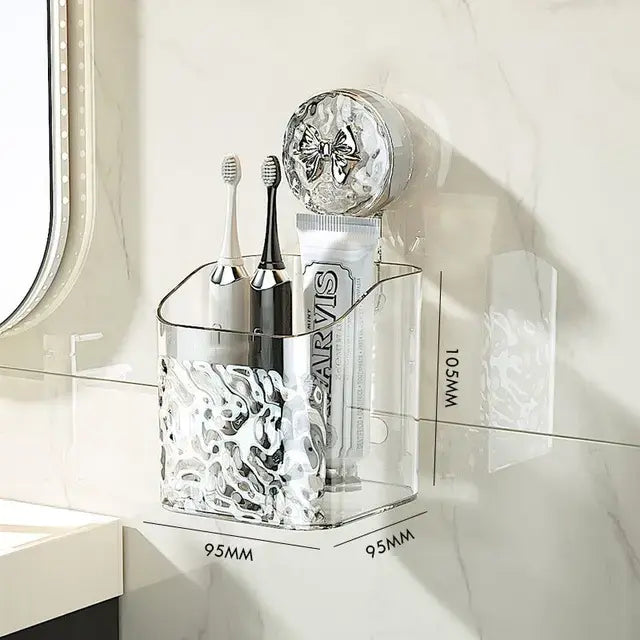 Sansoti | Badkamerrek met Zuignap Zonder Boren – Waterbestendig Douche- & Wandrek voor Badkamer