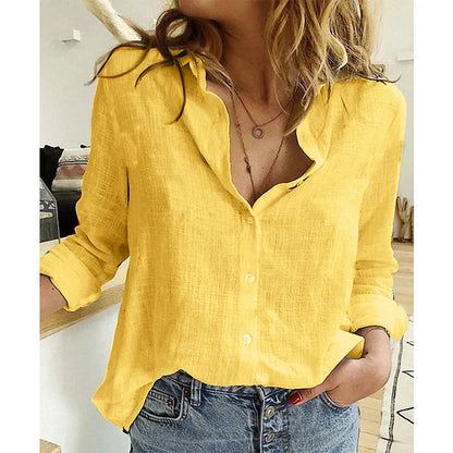Vrouwelijke Blouses Elegantia Jurkhemd Stijl