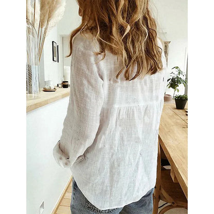 Vrouwelijke Blouses Elegantia Jurkhemd Stijl