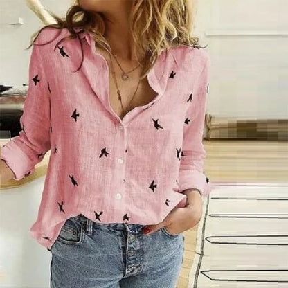 Vrouwelijke Blouses Elegantia Jurkhemd Stijl