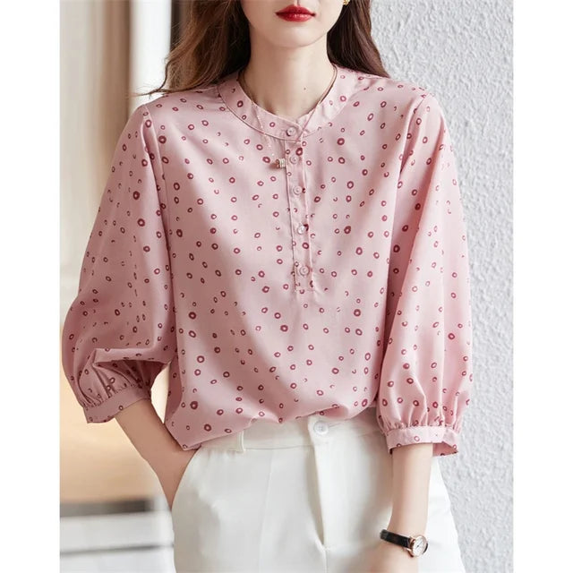 Vrouwelijke Blouses Lente Zomer Stijl Vrolijk - StudioMarella