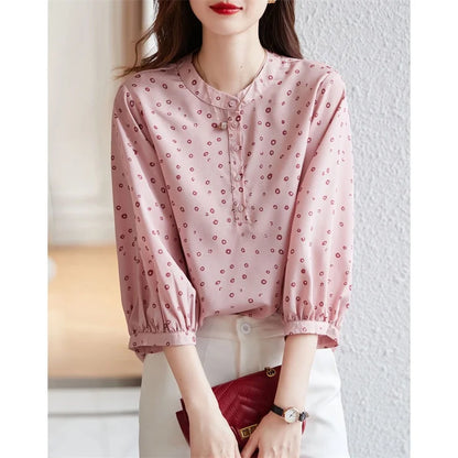 Vrouwelijke Blouses Lente Zomer Stijl Vrolijk