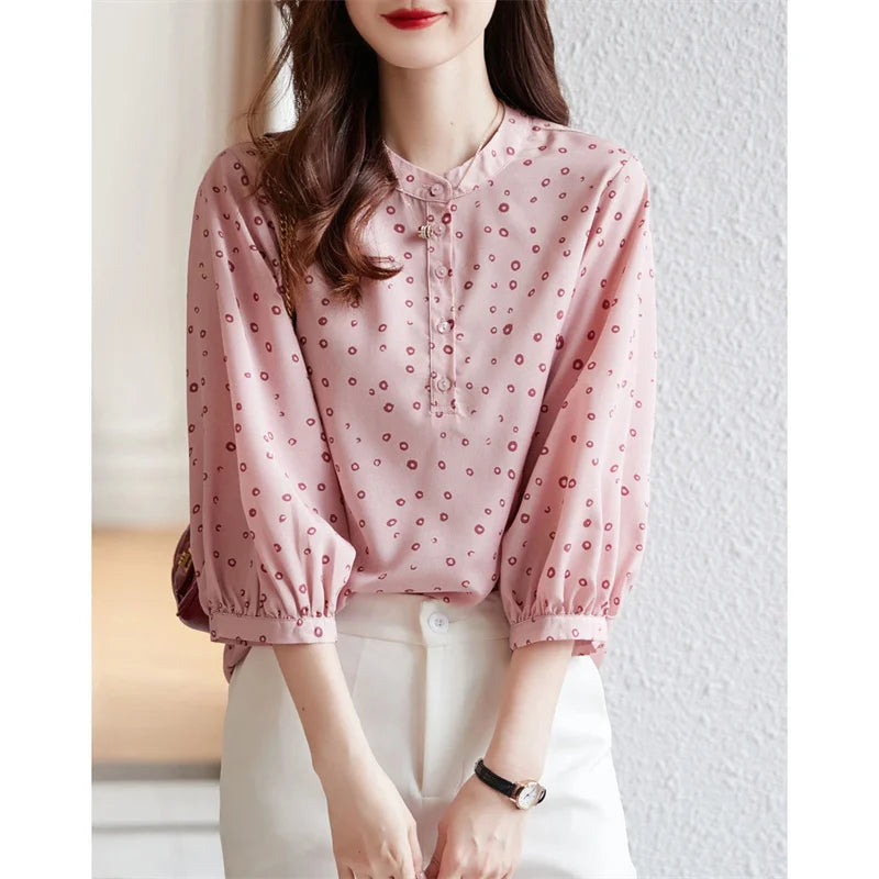 Vrouwelijke Blouses Lente Zomer Stijl Vrolijk