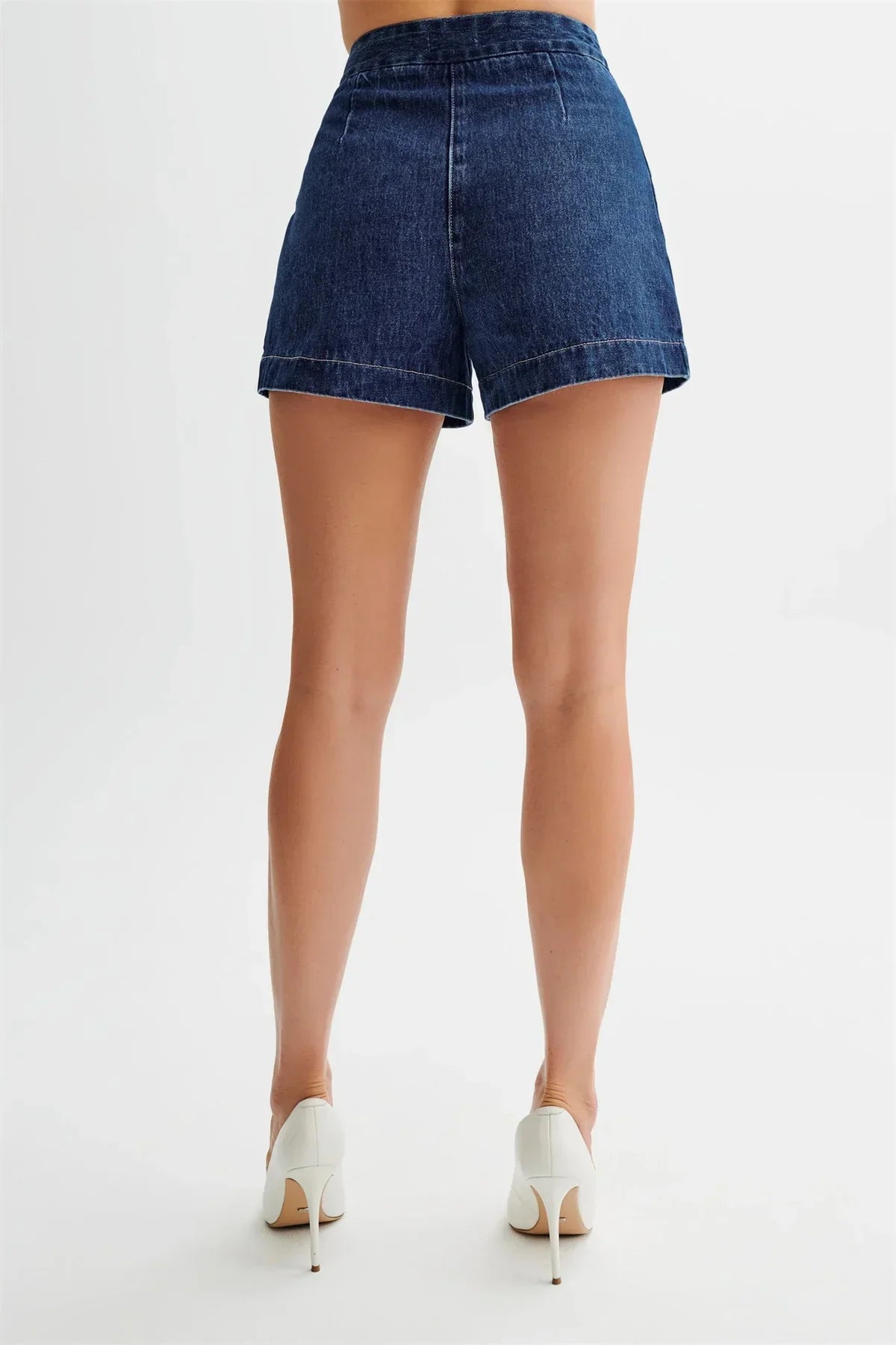 Modieus Blauw Denim Set voor Dames