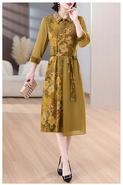Boho Maxi Jurk met Bloemen voor Zomerse Avonden