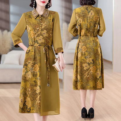Boho Maxi Jurk met Bloemen voor Zomerse Avonden