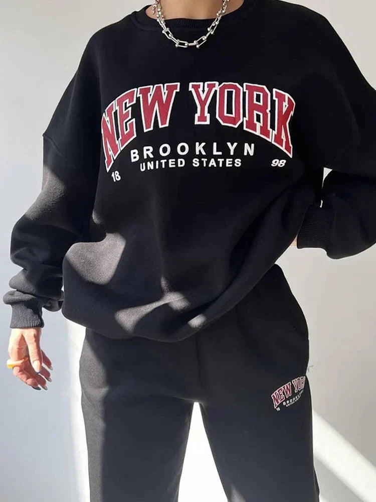 Heren Trui Katoenmix New York Style Groot Maat