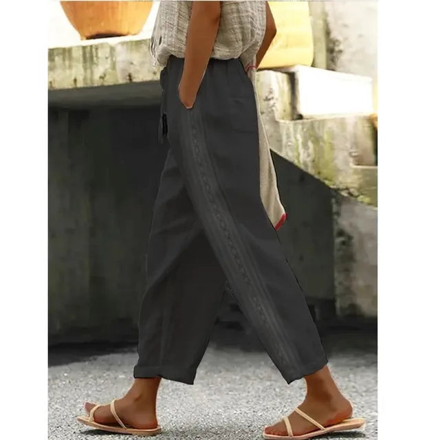 Strandbroek Heren Elastisch met Trekkoord Comfortabel