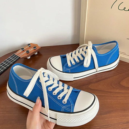 Hoge Canvas Sneakers Zomerse Stijl - StudioMarella