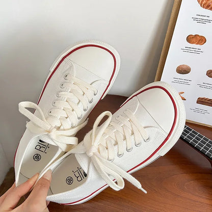 Hoge Canvas Sneakers Zomerse Stijl