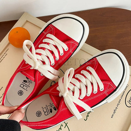Hoge Canvas Sneakers Zomerse Stijl