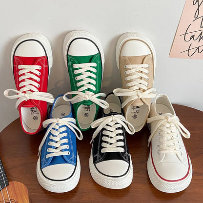Hoge Canvas Sneakers Zomerse Stijl