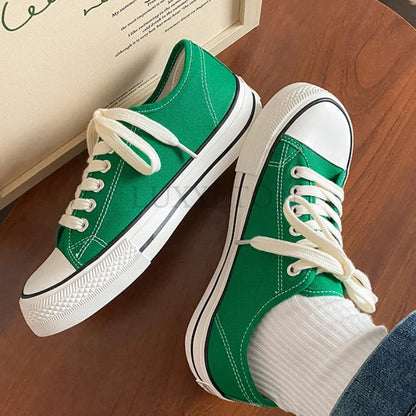 Hoge Canvas Sneakers Zomerse Stijl