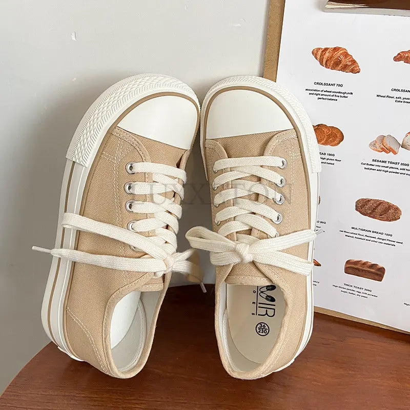 Hoge Canvas Sneakers Zomerse Stijl