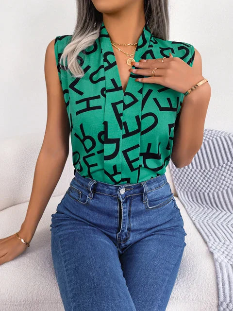 Vrouwen Top Zomer Jurk Letterdruk Mooi Model - StudioMarella