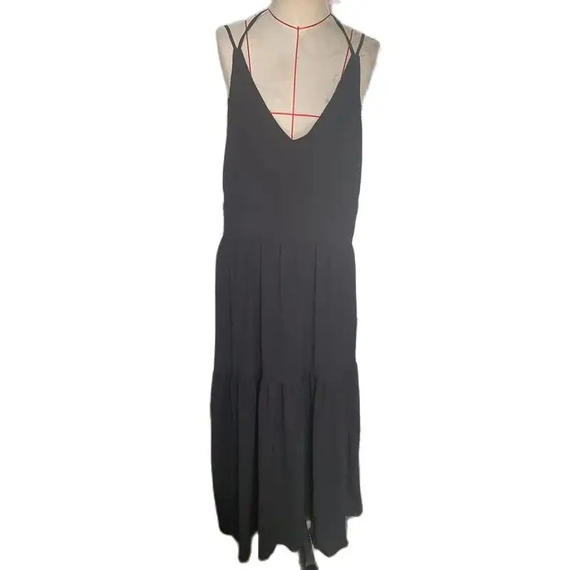 Lente Jurk Elegant Pleat Dames Jurk
