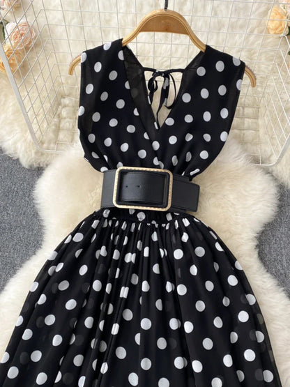 Zomer Jumpsuit met Strepen en Stippen Vrouwen