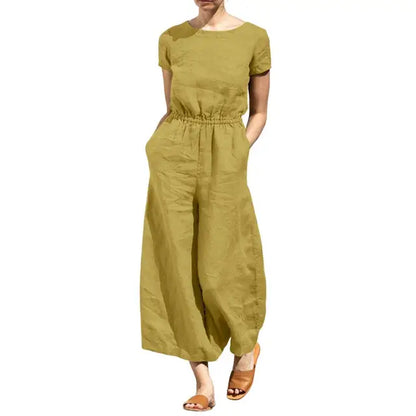 Zomer Jumpsuit Bloemenprint Vrouwelijk Comfortabel