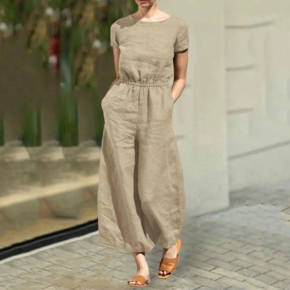 Zomer Jumpsuit Bloemenprint Vrouwelijk Comfortabel