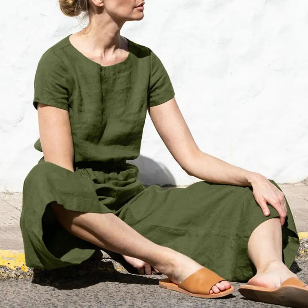 Zomer Jumpsuit Bloemenprint Vrouwelijk Comfortabel